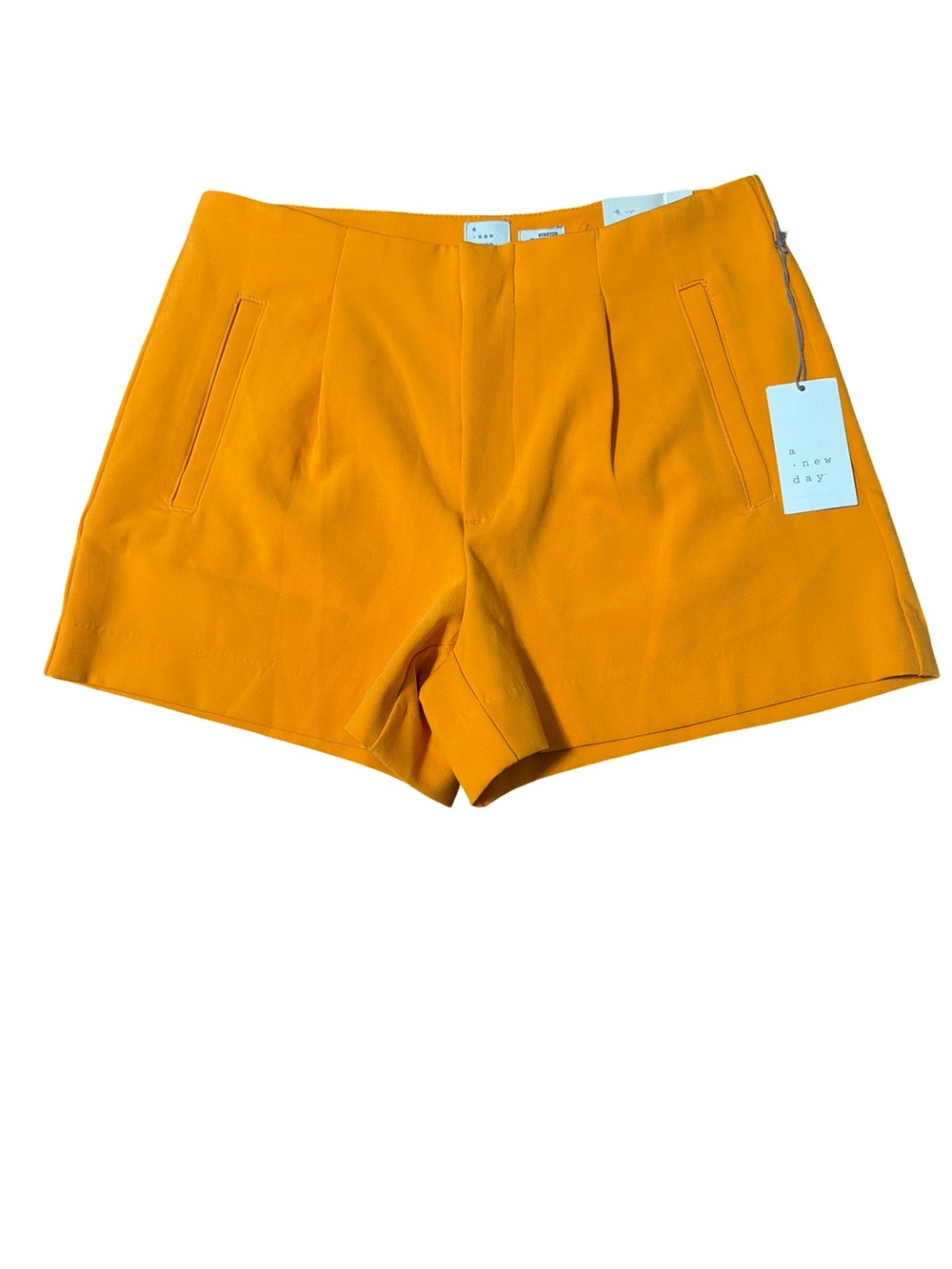 a new day Bright Orange Tailored Women's Shorts with Pockets